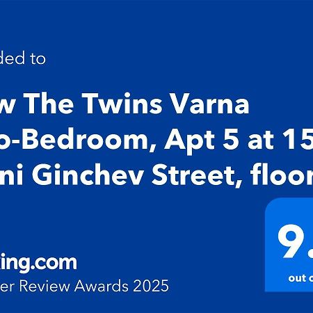 New The Twins Varna Two-Bedroom, Apt 5 At 15 Tsani Ginchev Street, Floor 3 外观 照片