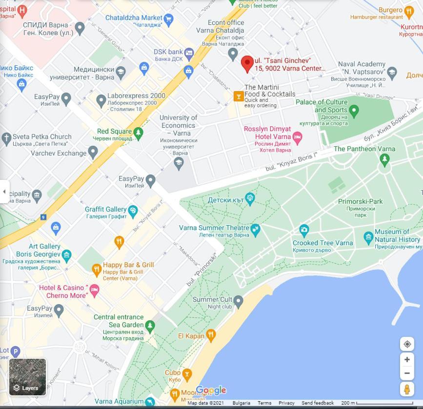 New The Twins Varna Two-Bedroom, Apt 5 At 15 Tsani Ginchev Street, Floor 3 外观 照片